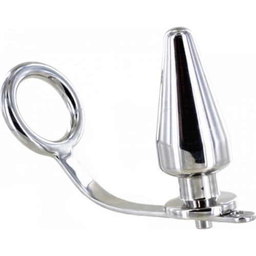 BDSM Anális Plug METAL HARD Steel Ring 45 x 45mm