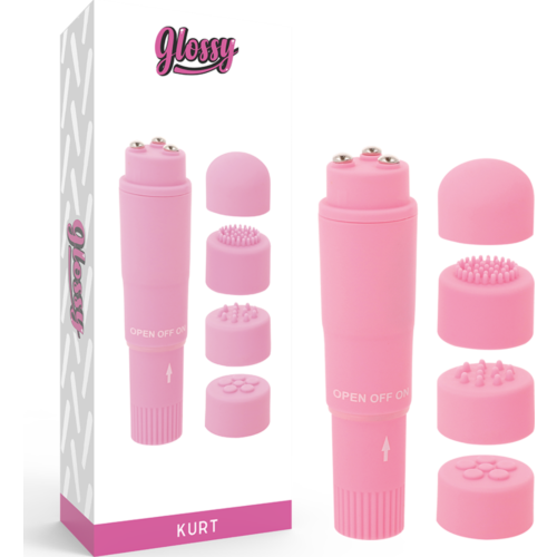 Mini vibrátor GLOSSY KURT pocket massager