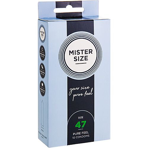Kondom MISTER SIZE 47 MM – Kényelmes méret