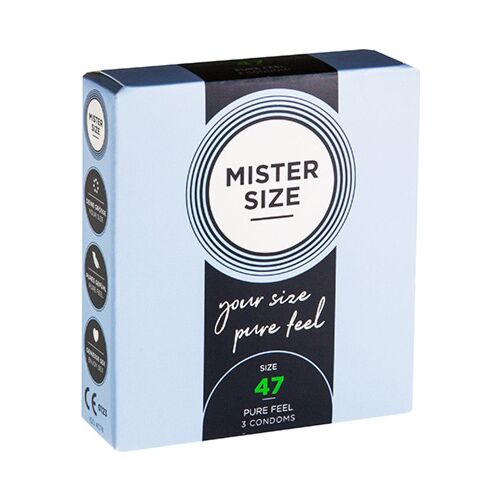 Óvszer MISTER SIZE 47 MM - Kényelmes és biztonságos