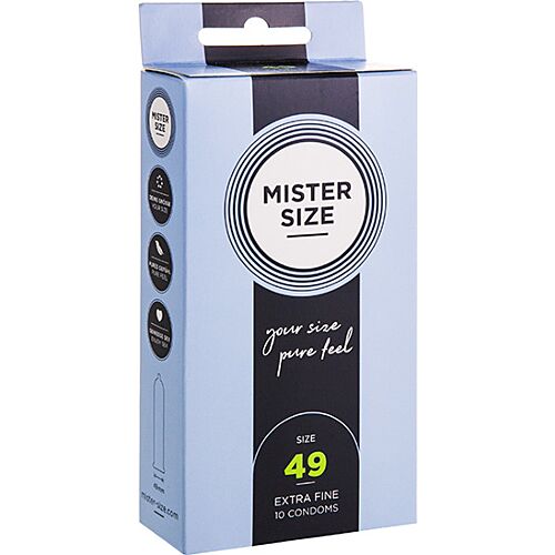 Kondom MISTER SIZE 49 MM - Kellemes védelem