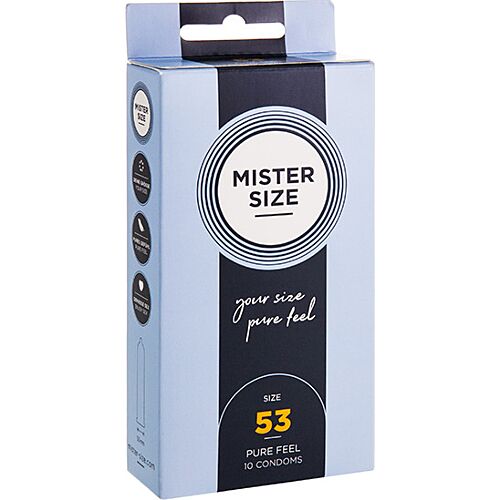 Kondom MISTER SIZE 53 MM - Kiváló érzékelés