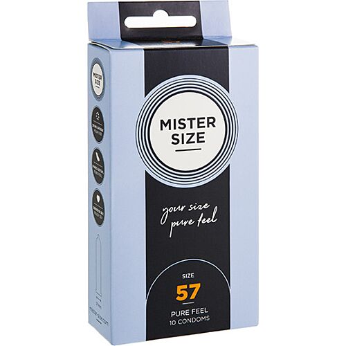 Kondom MISTER SIZE L 57 MM - Személyre szabott kényelem