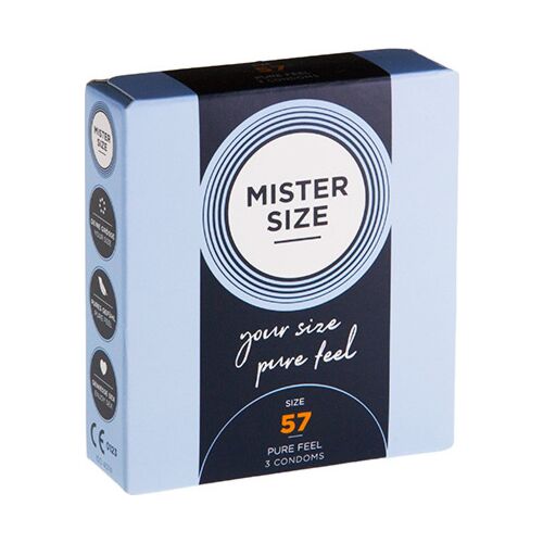 Kondom MISTER SIZE 57 mm | Kényelmes illeszkedés
