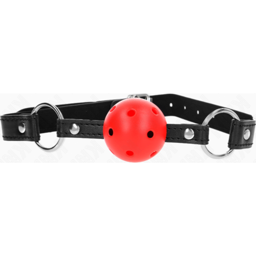 Szájpecek KINK HOLLOW HARD RED BALL 4.5 CM