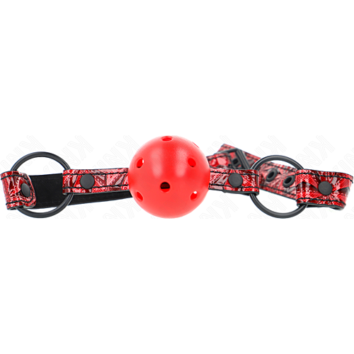 Gag KINK COLLAR & GAG Diamond Pattern 4.5 cm