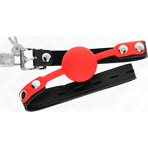 Gag KINK COLLAR & GAG 4 CM zárható változat