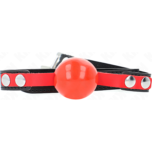 Gag KINK COLLAR & GAG Soft TPE 60 x 2 cm állítható