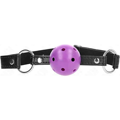 Gag KINK HOLLOW HARD PURPLE BALL 4.5 CM