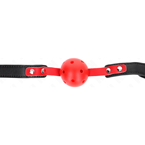 Gag KINK COLLAR & GAG Légáteresztő Dupla Rögzítő