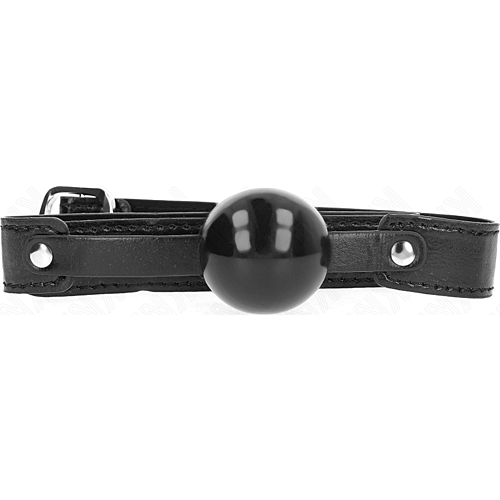Gag KINK COLLAR & GAG Soft TPE 4 cm
