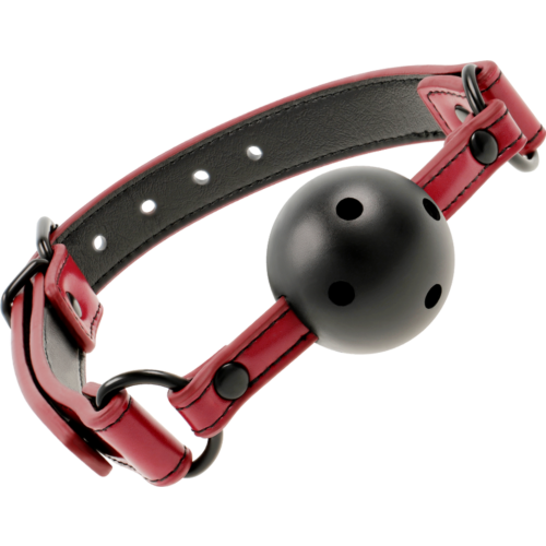 Bondage FETISH SUBMISSIVE DARK ROOM - Légáteresztő gag