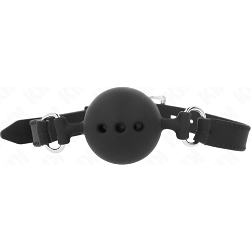 Gag KINK - FULL SILICONE 55 x 2 CM 4.5 CM BALL