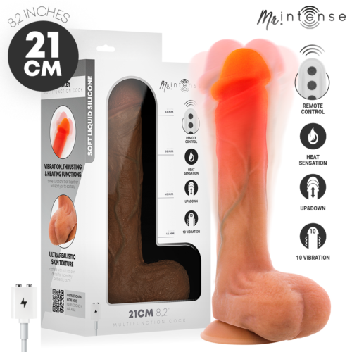Vibrátor MR. INTENSE Bradley távirányítóval és hőhatással
