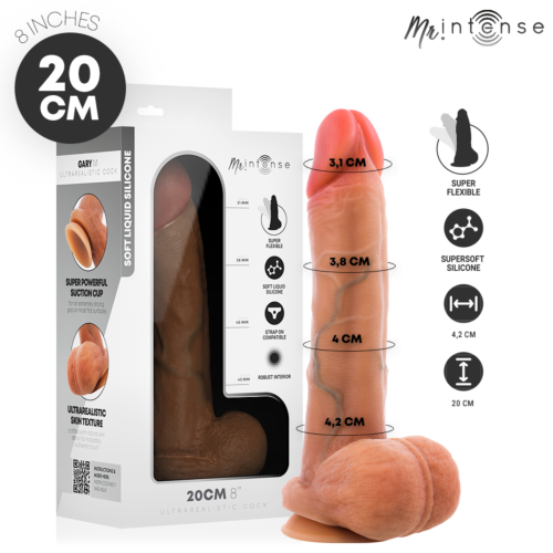 Realisztikus pénisz MR. INTENSE Gary M - 20 cm hosszú