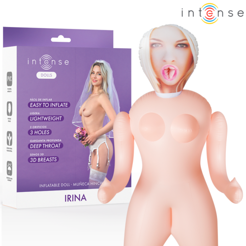 Hincható baba INTENSE BODIES & MASTURBATORS IRINA három nyílással