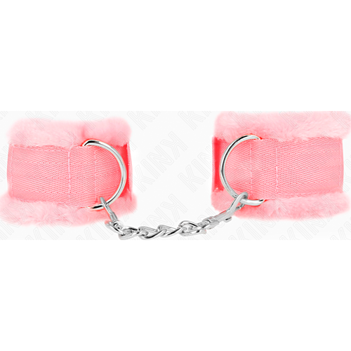 Kézbilincs KINK FURRY LINED PINK ÁLLÍTHATÓ
