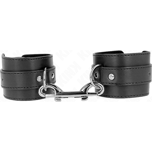 Kézbilincsek KINK - Fekete állítható 17-28 cm