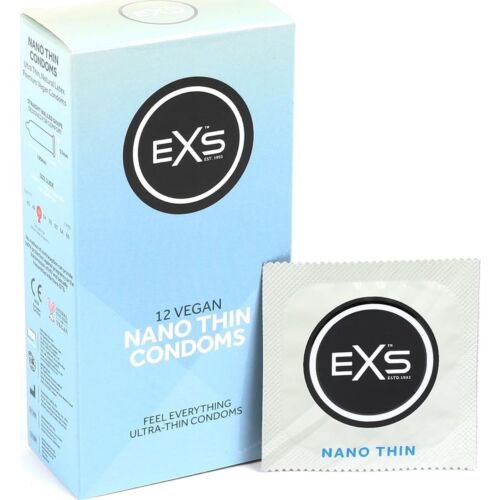 Óvszerek Exs Nano thin 12?s - Vékony és kényelmes