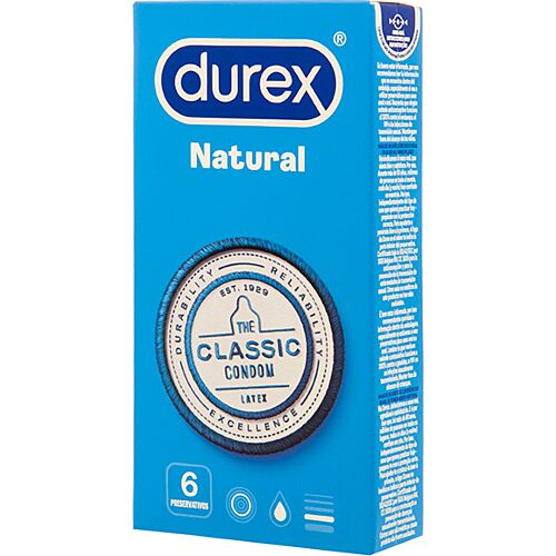 Kondom DUREX NATURAL CLASSIC 6 db