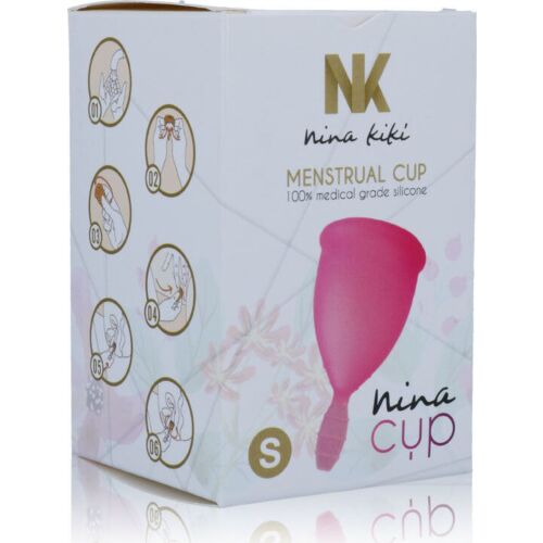 Menstruációs Kupa NINA KIKÍ - Rózsaszín - Méret S