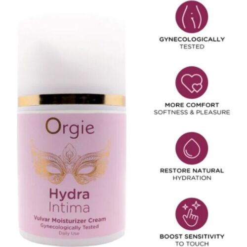 ORGIE Hydra Intima Daily napi vulvahidratáló krém, 50 ml