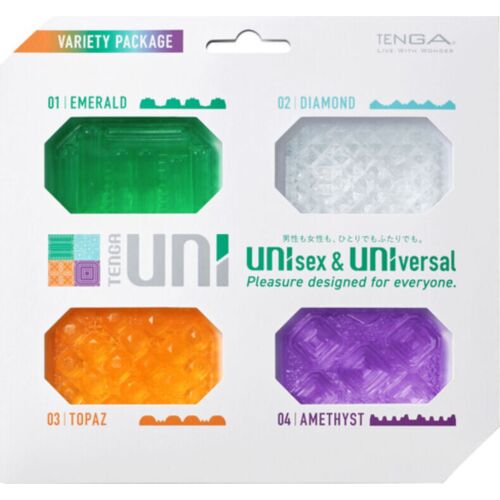 Masturbátor TENGA UNI VARIETY PACK 4 különböző típussal