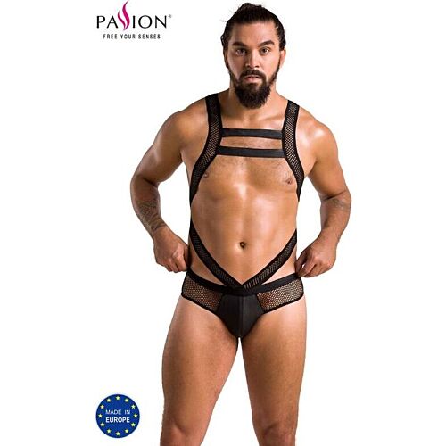 Férfi Alsónemű PASSION MEN 045 BODY VICTOR BLACK L/XL