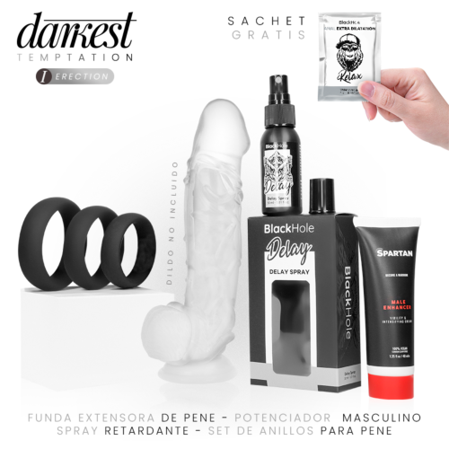 Szexjáték DARKEST TEMPTATION ERECTION DREAMKIT - Erekciós csomag