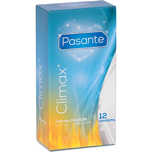 Kondom PASANTE CLIMAX 6 HEAT EFFECT + 6 COOL EFFECT