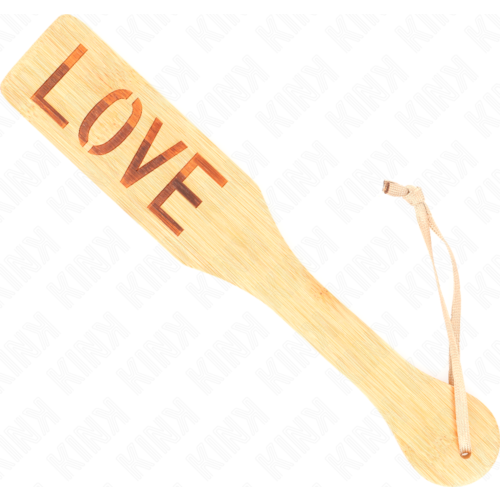 BDSM paddles KINK IMPACT & TOUCH Bamboo Palette 32 x 5.5 cm