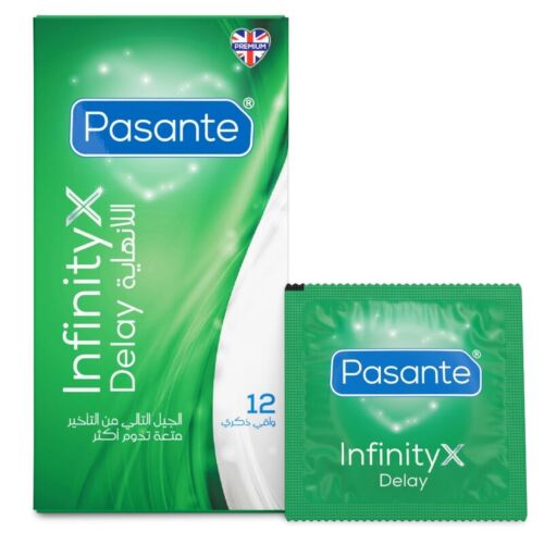 Retardáló Óvszer PASANTE Delay Infinity 12 db