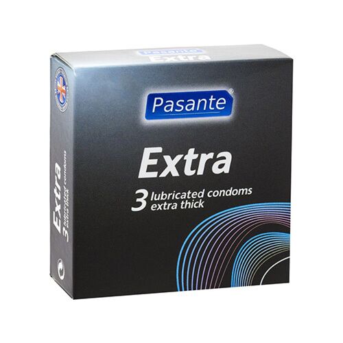 Kondom Pasante Extra Extra Vastag 3 Darab