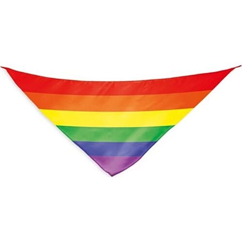 Sál PRIDE szivárvány zászlóval