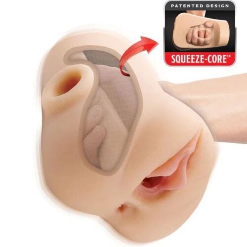 Masturbátor PDX PLUS+ DOUBLE POUNDER vibráló rendszerrel