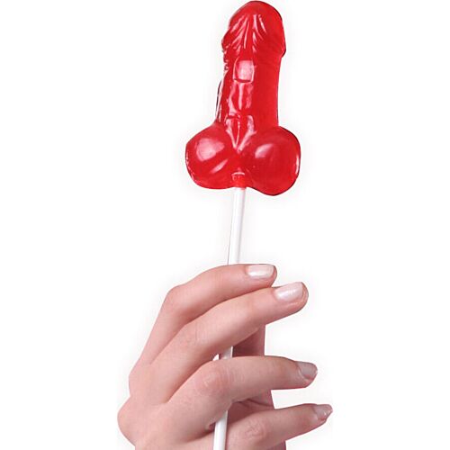 Nyald meg a SECRETPLAY - LOLLIPOP PENIS GUMMY STRAWBERRY ízletes nyalókát