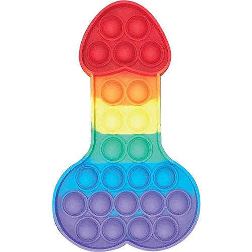 Stresszoldó játék KHEPER GAMES Multicolor Pop-It Pénisz