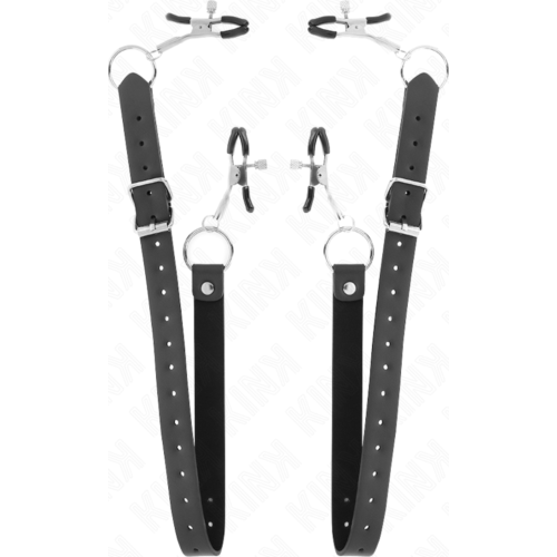 BDSM Pezonafogók KINK 4 CLIT CLAMPS ADJUSTABLE