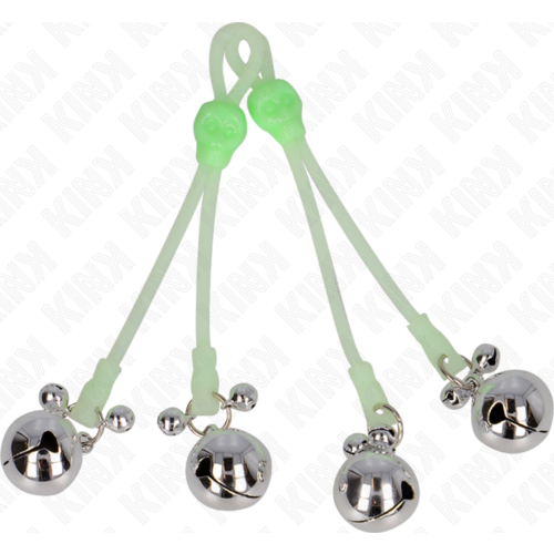 Pezoncsipesz KINK KINK NIPPLE GRIP audió csengővel