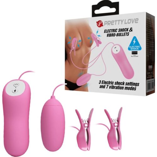 Pezoerősítő PRETTY LOVE TWEEZERS vibráló és elektroshock