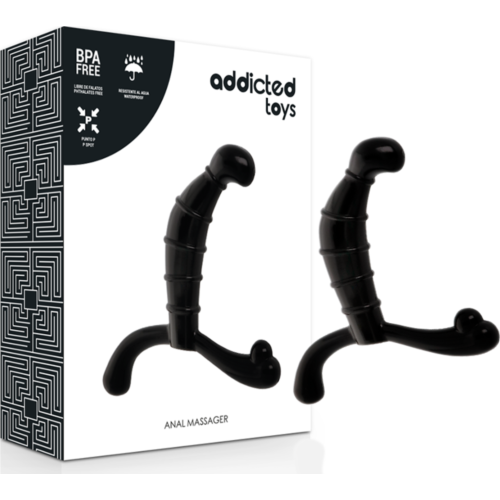 Prostatikus Stimulátor ADDICTED TOYS PROSTATE ANAL PLEASURE BLACK