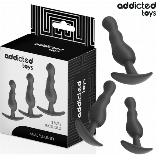 Anális dugó készlet ADDICTED TOYS három különböző méretben