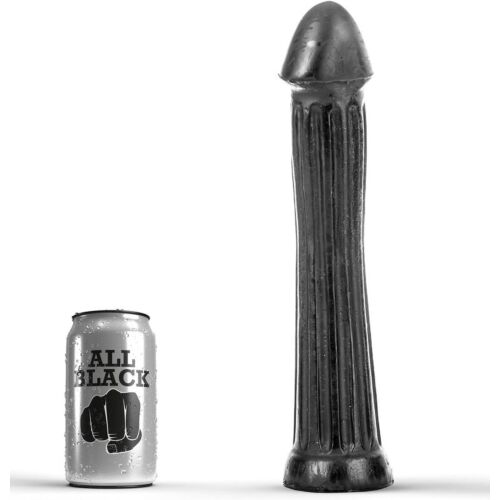 BDSM Anális Plug ALL BLACK 31 CM - Puha tapintás