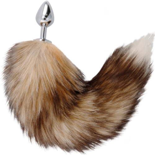 BDSM Anális Dugó DARKNESS - Tail Butt Plug Silver