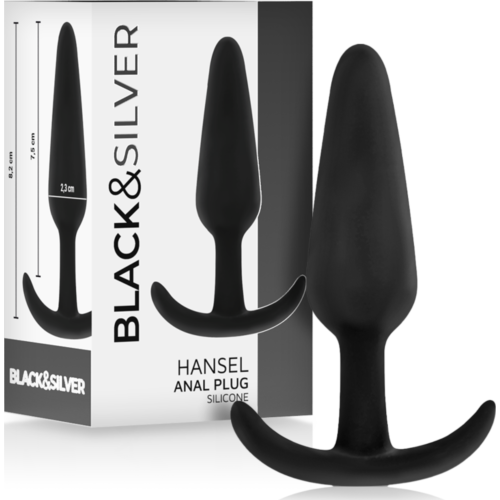 Anális dugó BLACK&SILVER Hansel | Kellemes bevezetés