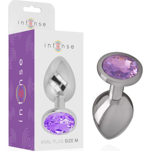 BDSM Anális Plug INTENSE - Gyémánt díszítéssel
