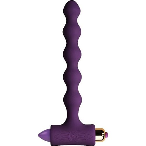 Vibráló anál plug ROCKS-OFF Petite Sensations Pearls