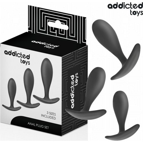 Anal Plug Szett ADDICTED TOYS – 3 különböző méret