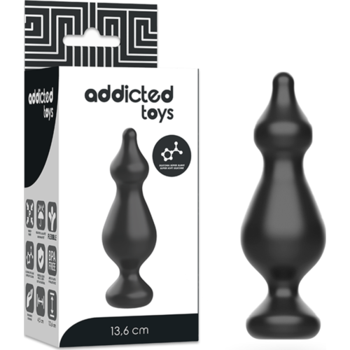 BDSM Anális Dugó ADDICTED TOYS 13.6 cm Kényelmes Élmény