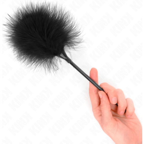 KISKERESKEDELEM KINK BLACK TICKLE FEATHERS 27 CM